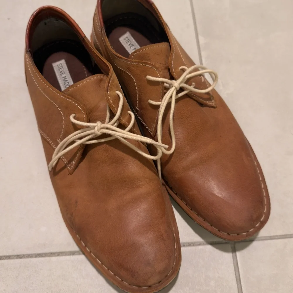 Steve Madden - Men's Harpoon Oxford, Tan, Size 11
